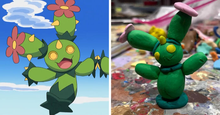People Sent This Guy Their Favorite Pokémon To Sculpt, And The Results Are Comedy Gold (37 Pics)