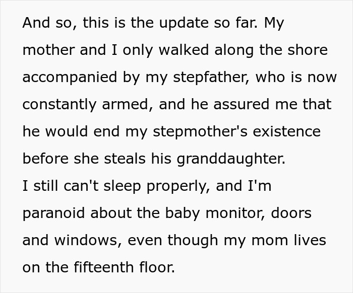 Couple Horrified As Infertile Stepmom Keeps Treating Their Baby As Her Own, Refuses To Meet Anymore