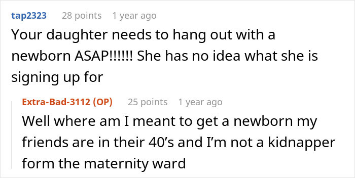 “AITA For Telling My Daughter I Won’t Be Helping With Her Kid?”