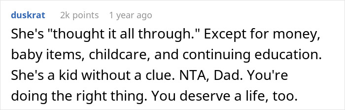 “AITA For Telling My Daughter I Won’t Be Helping With Her Kid?”