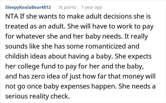 “AITA For Telling My Daughter I Won’t Be Helping With Her Kid?”