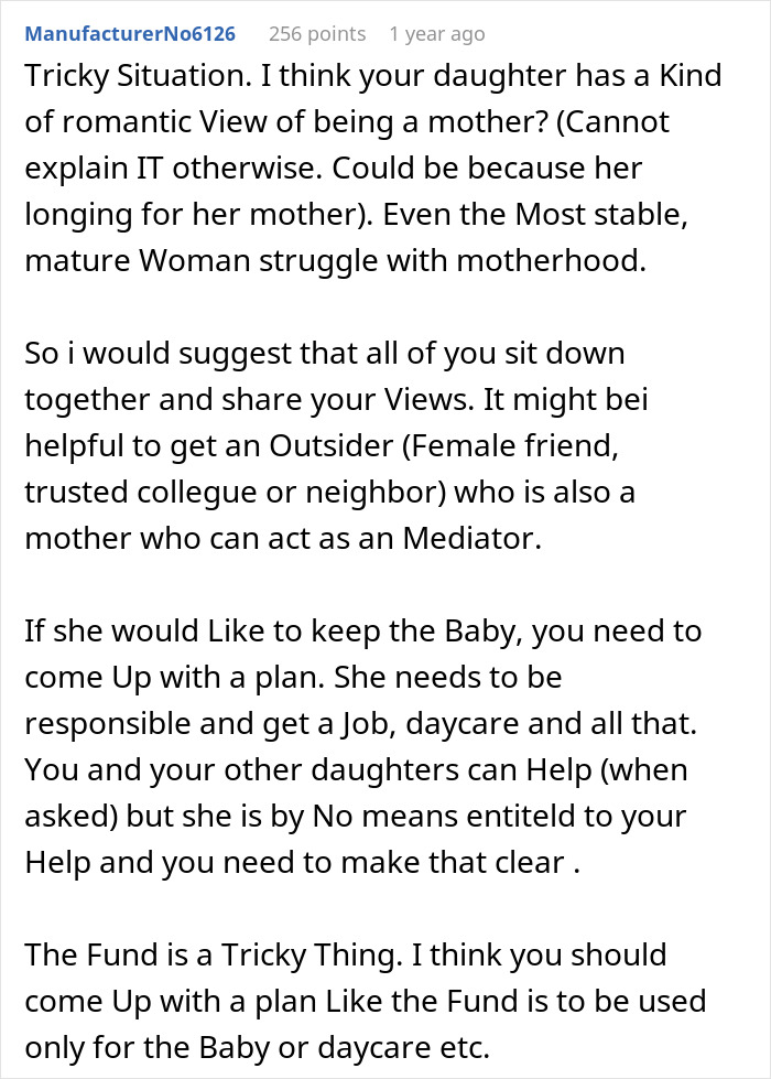 “AITA For Telling My Daughter I Won’t Be Helping With Her Kid?”