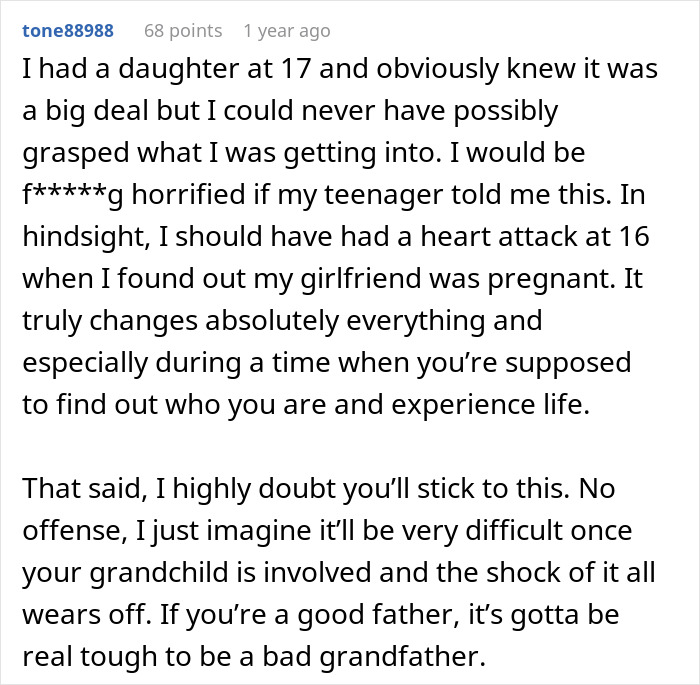 “AITA For Telling My Daughter I Won’t Be Helping With Her Kid?”