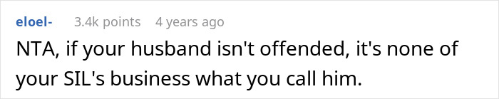 “AITA For Insisting On Using A Supposedly Offensive Pet Name For My Husband?”
