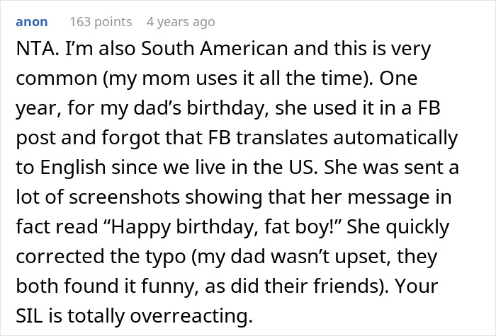 “AITA For Insisting On Using A Supposedly Offensive Pet Name For My Husband?”