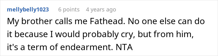 “AITA For Insisting On Using A Supposedly Offensive Pet Name For My Husband?”