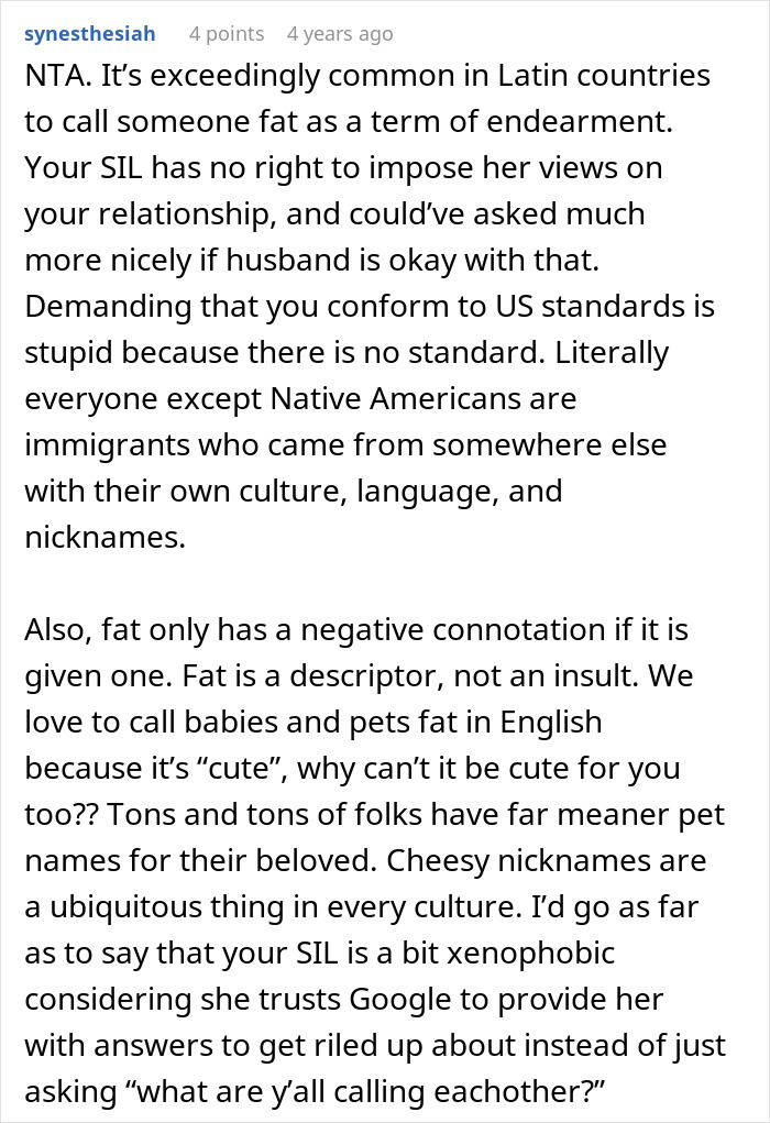“AITA For Insisting On Using A Supposedly Offensive Pet Name For My Husband?”