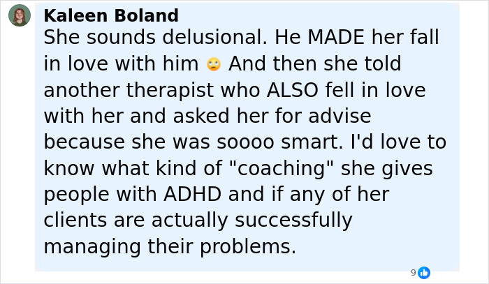 &#8220;He Can&#8217;t Even Defend Himself&#8221;: Woman Who Fell In Love With Therapist Breaks Silence
