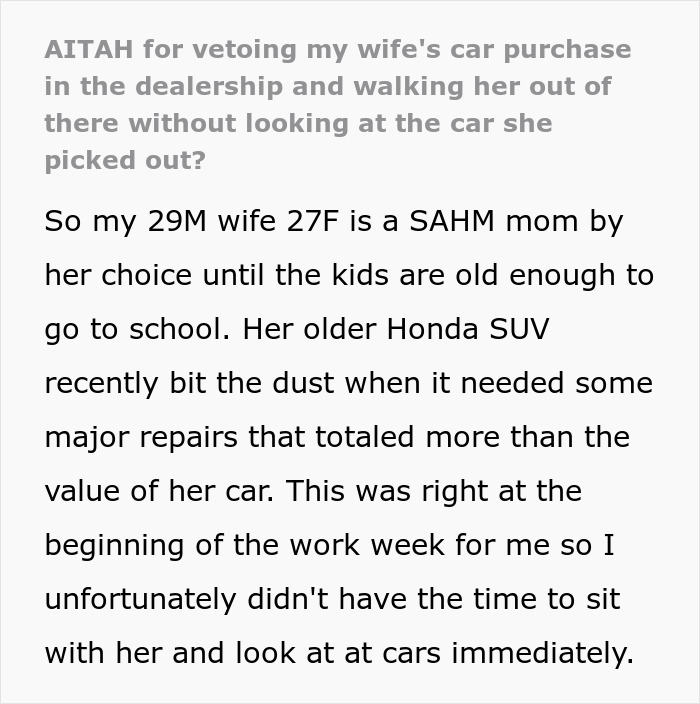 Husband Shuts Down $56K Lexus Purchase, Walks Wife Out Of Dealership