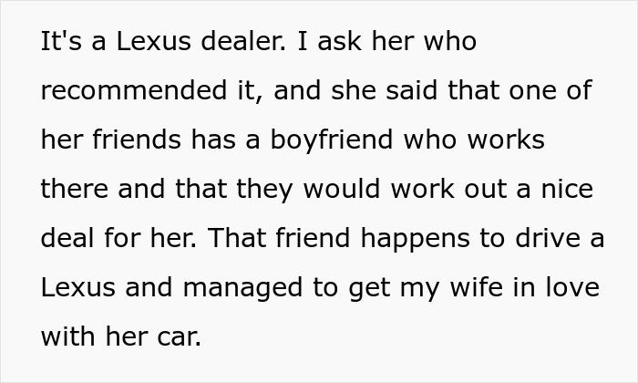 Husband Shuts Down $56K Lexus Purchase, Walks Wife Out Of Dealership