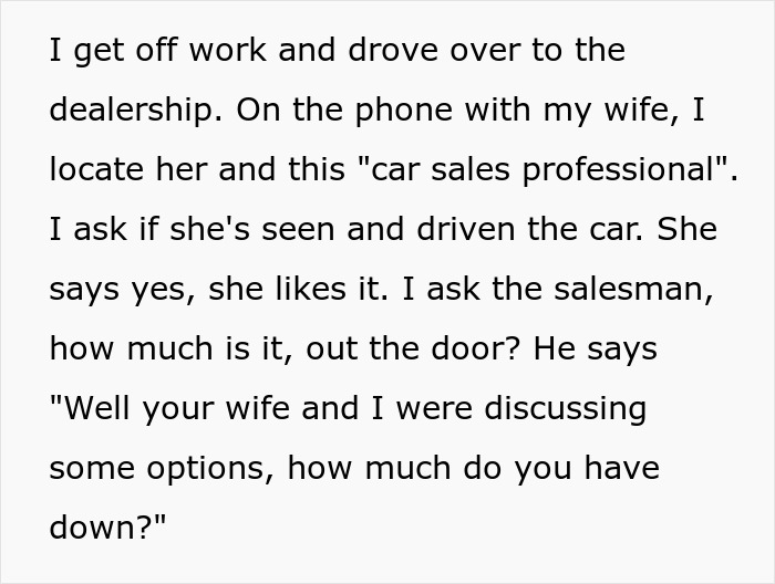 Husband Shuts Down $56K Lexus Purchase, Walks Wife Out Of Dealership