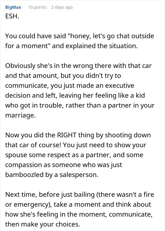 Husband Shuts Down $56K Lexus Purchase, Walks Wife Out Of Dealership