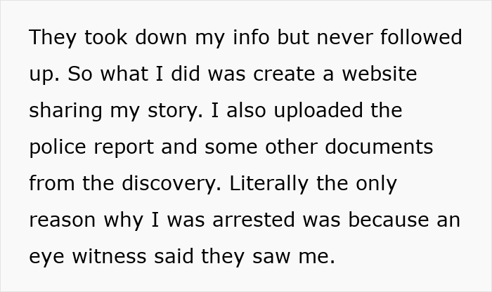 Man Loses Everything After False Arrest, Creates Website That Rattles The Whole Town