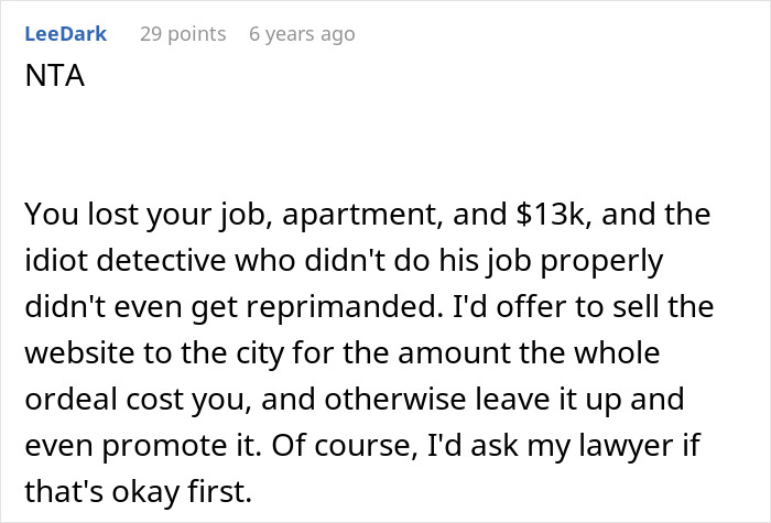 Man Loses Everything After False Arrest, Creates Website That Rattles The Whole Town
