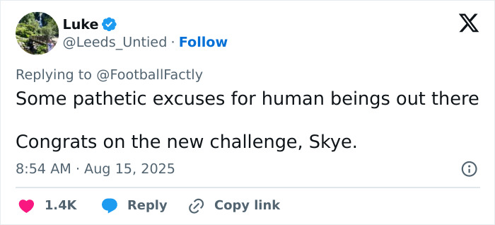 Soccer Team Forced To Take Down Announcement Of New Signing After Trolls Come After Her Appearance