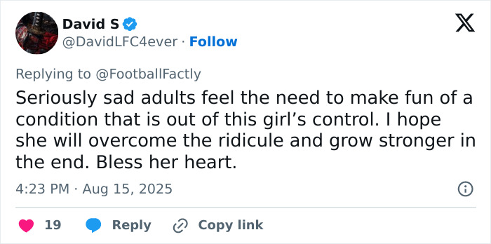 Soccer Team Forced To Take Down Announcement Of New Signing After Trolls Come After Her Appearance