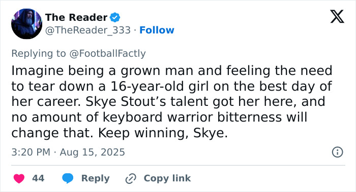 Soccer Team Forced To Take Down Announcement Of New Signing After Trolls Come After Her Appearance