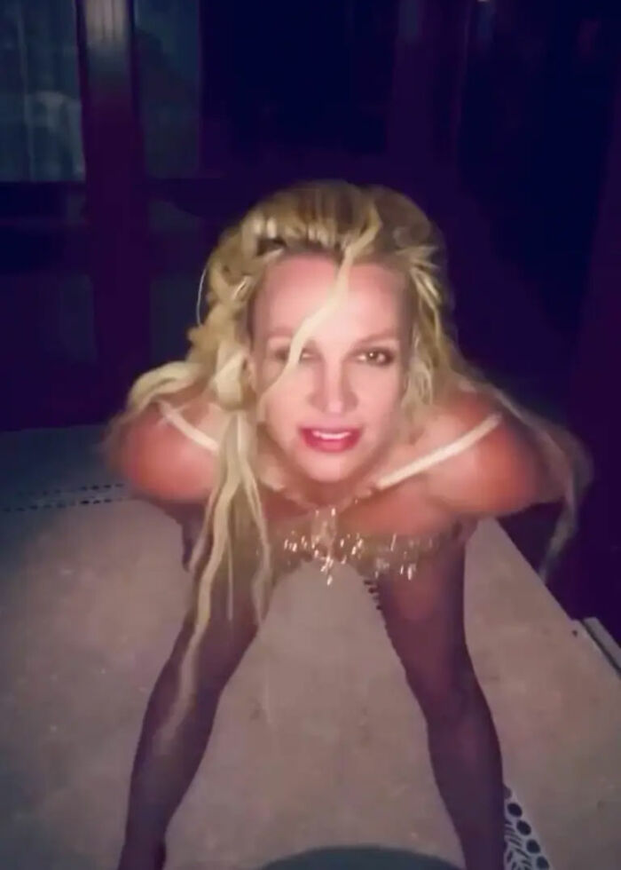 Britney Spears Suffers Nip Slip During Raunchy Dance In Gold Minidress