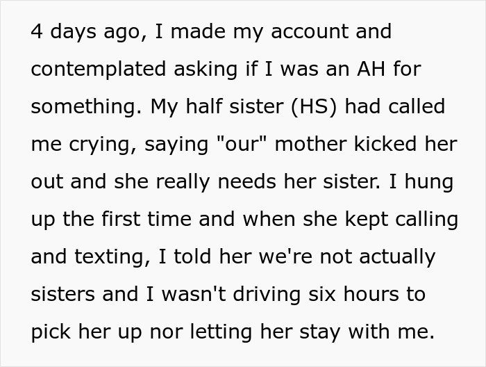 Half-Sister Shows Up With Suitcase After 17 Years, Woman Calls Police Instead Of Letting Her Stay