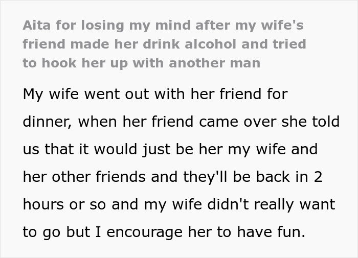 “Girls’ Night” Ends With Uninvited Man Harassing Woman, Husband Bans Friend From Their Lives