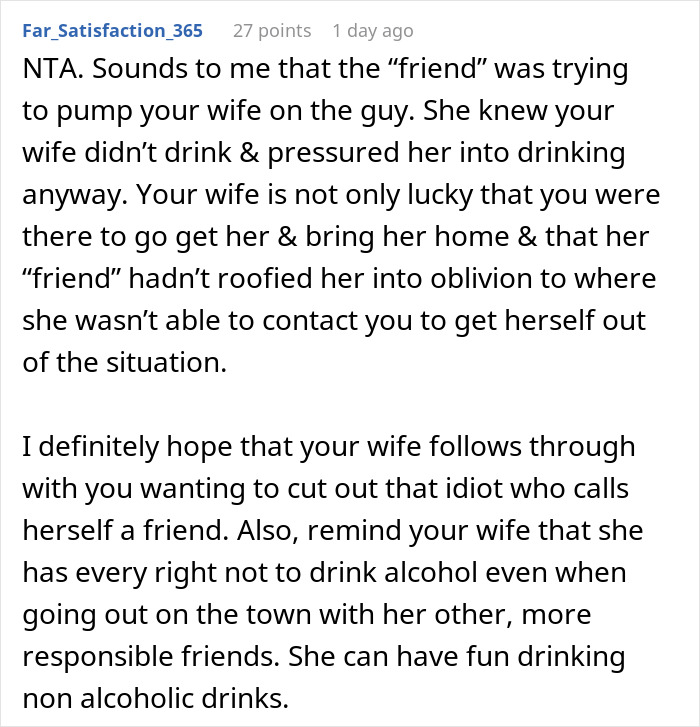 “Girls’ Night” Ends With Uninvited Man Harassing Woman, Husband Bans Friend From Their Lives
