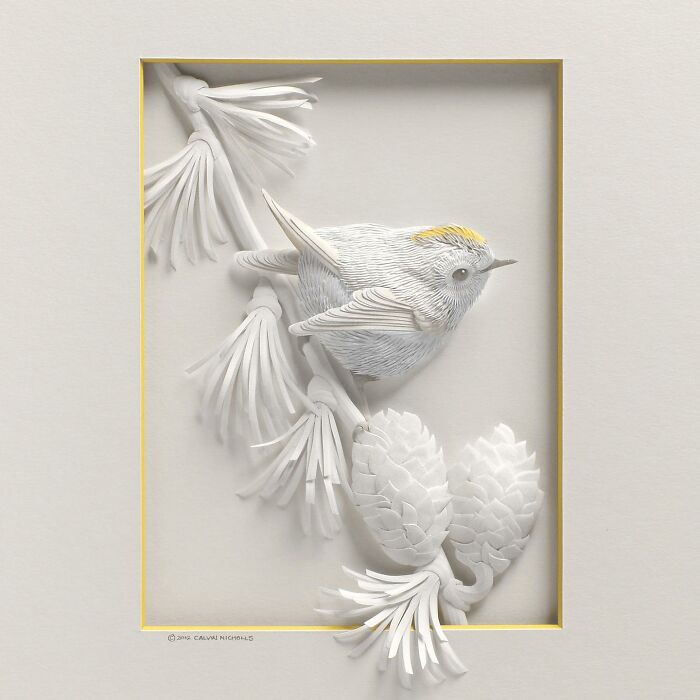 49 Incredible Paper Sculptures That Look Almost Alive By Calvin Nicholls