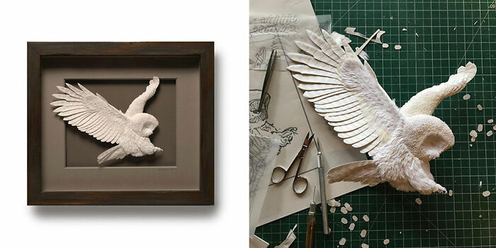 49 Incredible Paper Sculptures That Look Almost Alive By Calvin Nicholls