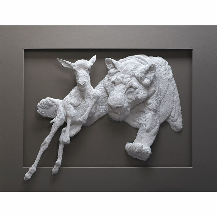 49 Incredible Paper Sculptures That Look Almost Alive By Calvin Nicholls