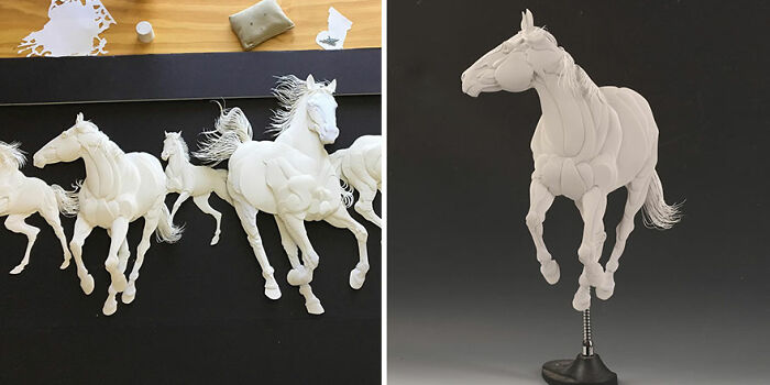 49 Incredible Paper Sculptures That Look Almost Alive By Calvin Nicholls