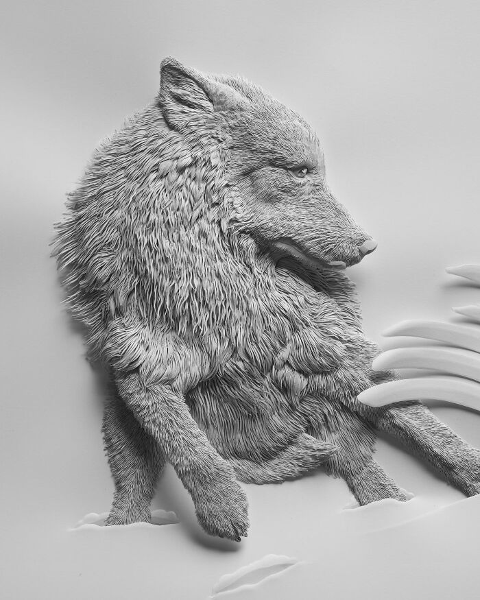 49 Incredible Paper Sculptures That Look Almost Alive By Calvin Nicholls