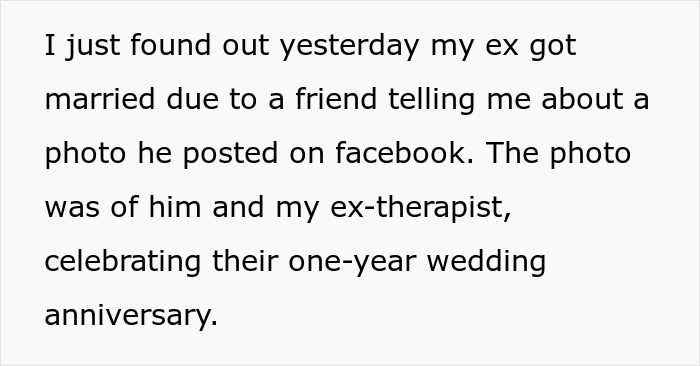 &#8220;I Am Reporting&#8221;: Couple&#8217;s Therapist Ruins Lady&#8217;s Mental Health, Then Marries The Man, Folks Aghast