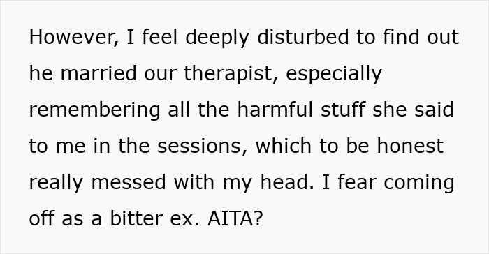 &#8220;I Am Reporting&#8221;: Couple&#8217;s Therapist Ruins Lady&#8217;s Mental Health, Then Marries The Man, Folks Aghast