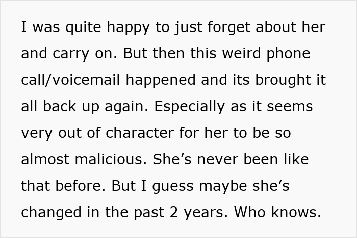 Woman Moves On From Feeling Sad About Friend Ghosting Her On Her Wedding Until A Random Voicemail