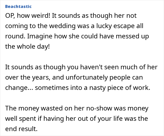 Woman Moves On From Feeling Sad About Friend Ghosting Her On Her Wedding Until A Random Voicemail
