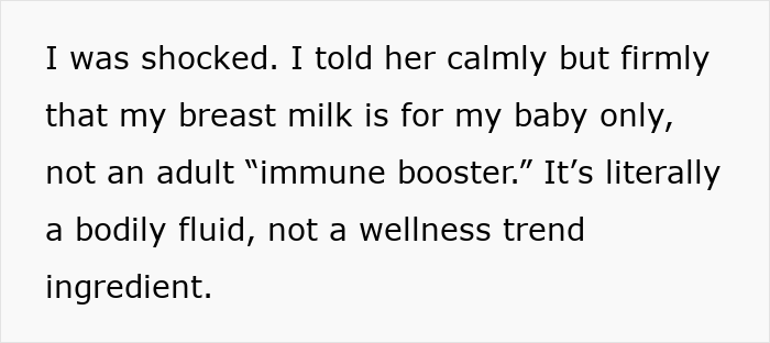 &#8220;[Am I The Jerk] For Refusing To Let My Mother-In-Law Use My Breast Milk For &#8216;Wellness&#8217; Smoothies?&#8221;