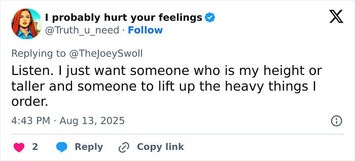 Fiery Debate Over Height Preference In Dating After Joey Swoll Slams Woman Over Offensive Tweet