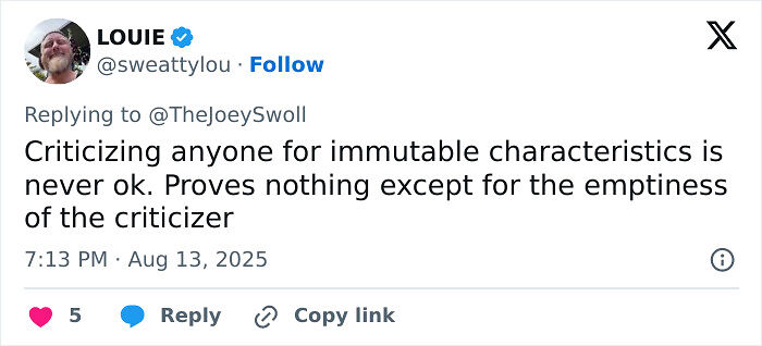 Fiery Debate Over Height Preference In Dating After Joey Swoll Slams Woman Over Offensive Tweet