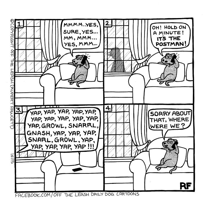 24 &#8220;Off The Leash&#8221; Comics That Nail The Everyday Chaos Of Having A Dog (New Pics)