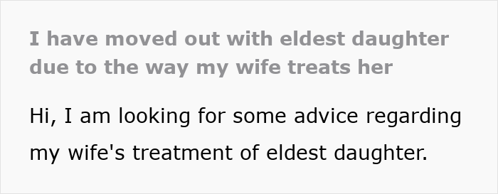 Man Can’t Take His Wife’s Favoritism Anymore, Takes The Neglected Daughter With Himself And Moves Out