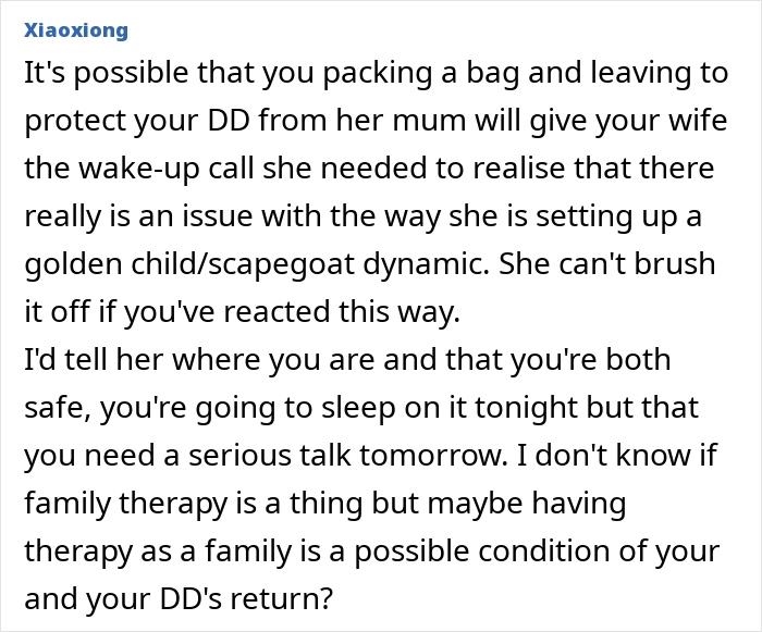 Man Can’t Take His Wife’s Favoritism Anymore, Takes The Neglected Daughter With Himself And Moves Out