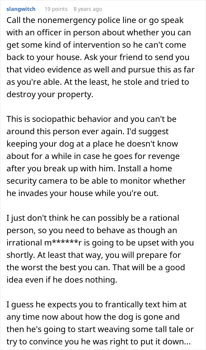 “He Was Shocked”: Psycho BF Lies About GF’s Dog, Doesn’t Realize She Knows Everything