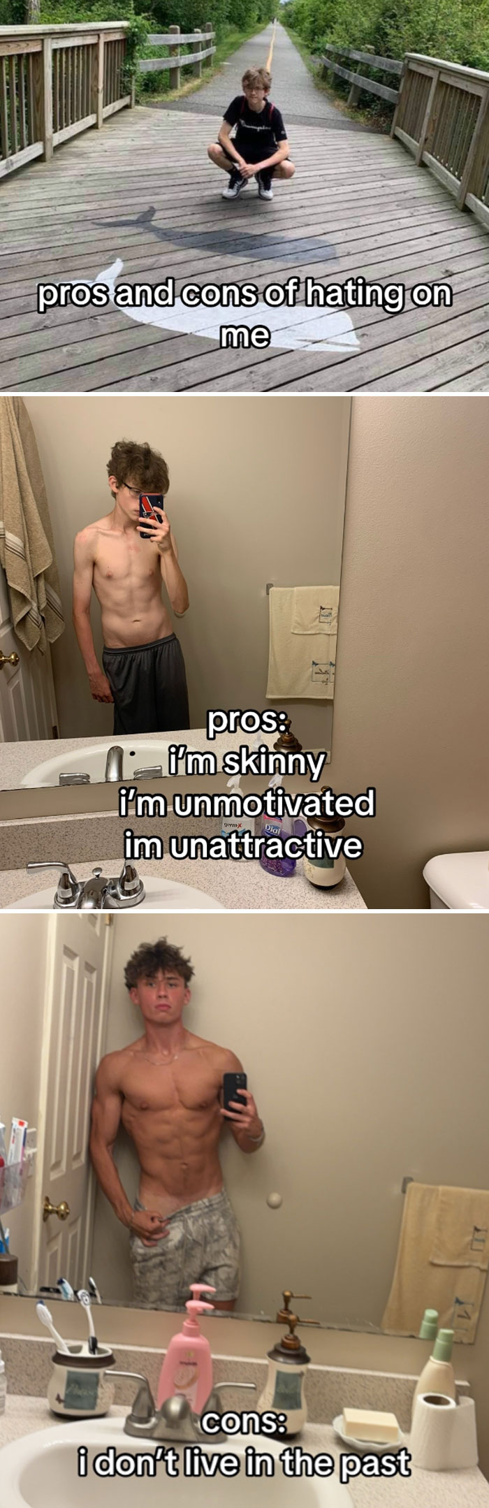 42 Comparison Pics Of People Before And After They Decided They Needed To Change