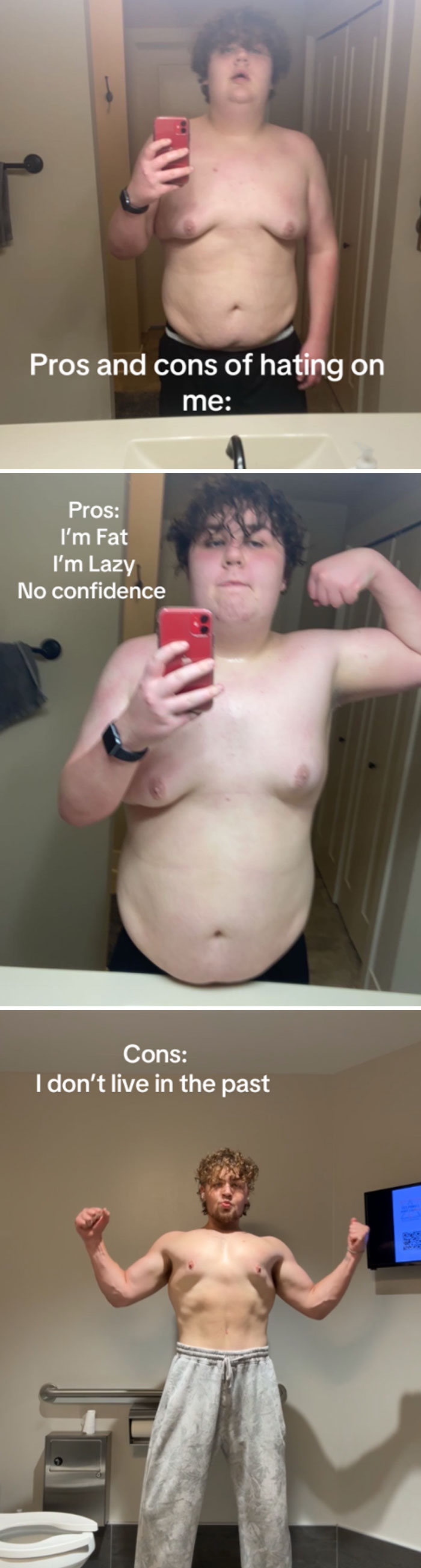 42 Comparison Pics Of People Before And After They Decided They Needed To Change