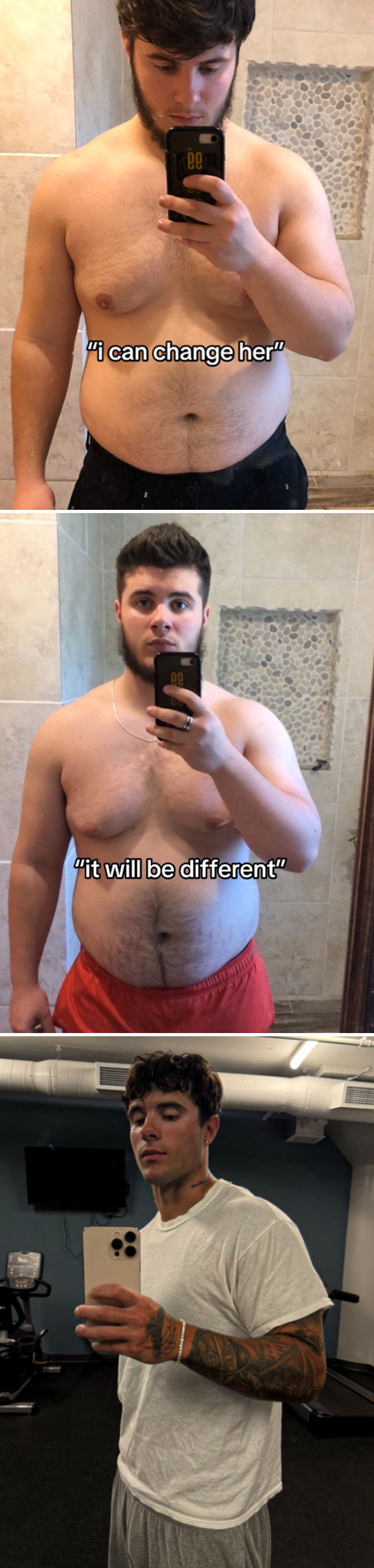 42 Comparison Pics Of People Before And After They Decided They Needed To Change