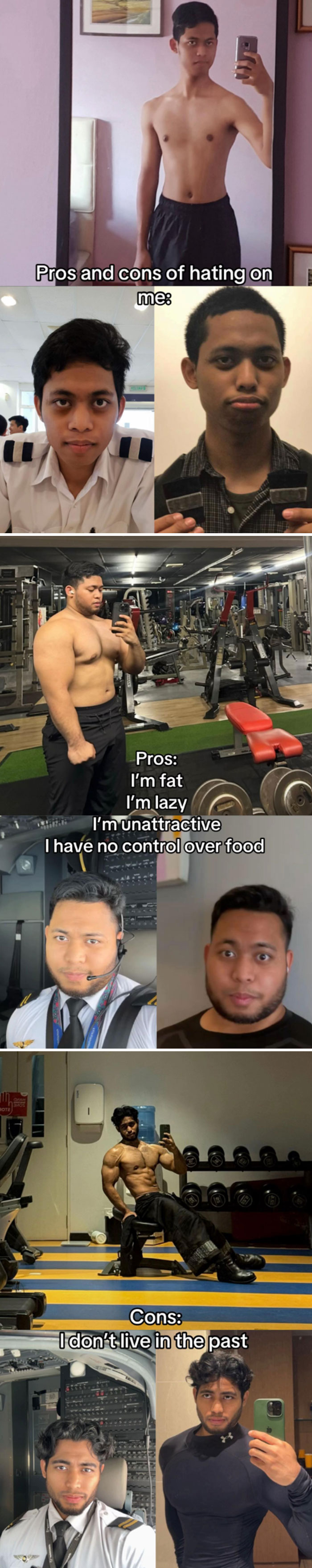 42 Comparison Pics Of People Before And After They Decided They Needed To Change