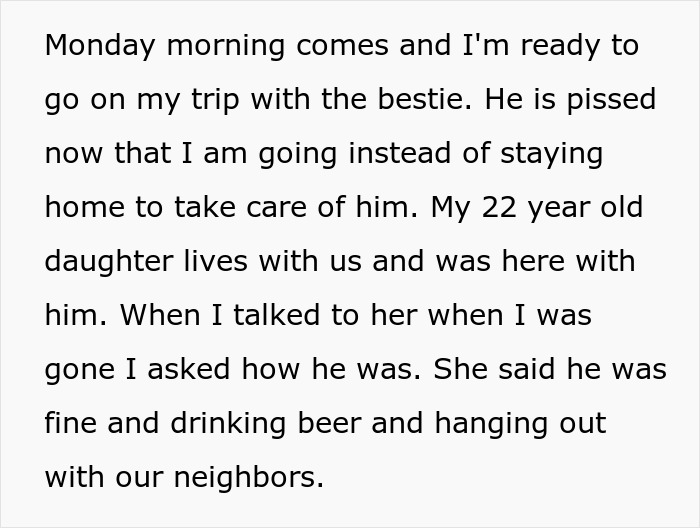 Boyfriend Throws Tantrum After GF Leaves On Vacation Despite His Injury