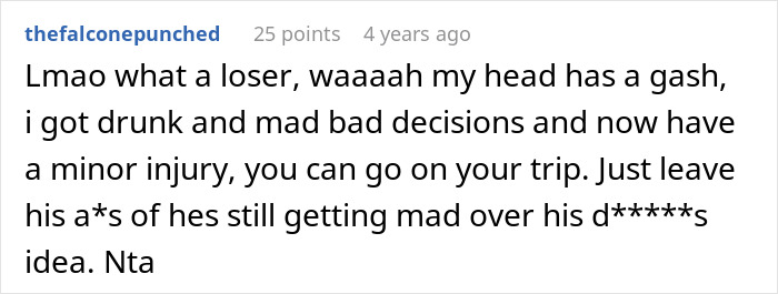 Boyfriend Throws Tantrum After GF Leaves On Vacation Despite His Injury