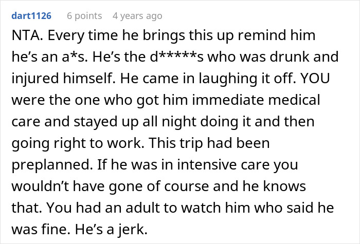 Boyfriend Throws Tantrum After GF Leaves On Vacation Despite His Injury