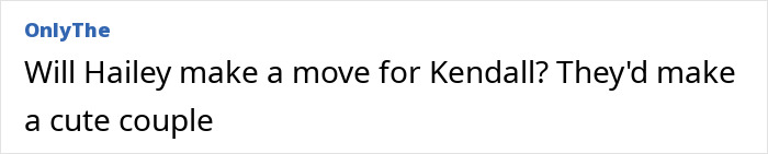Hailey’s Comment On Photo Of Justin Bieber and Kendall Jenner Draws 400 Likes in 25 Seconds