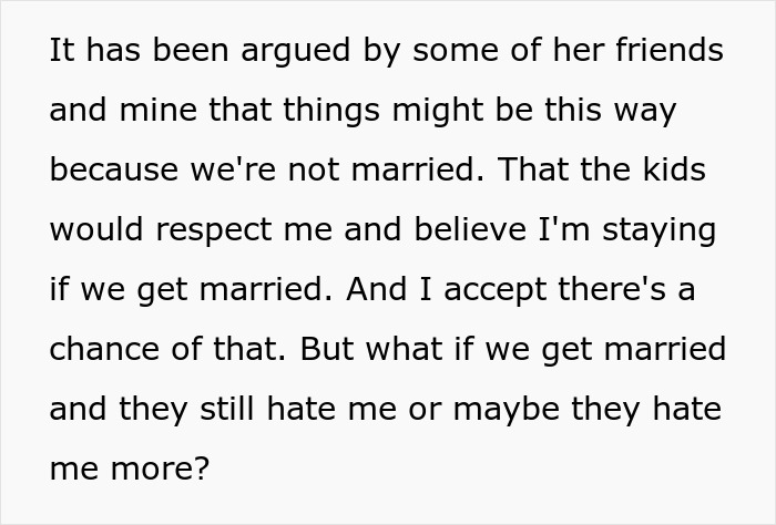 Man Tries To Win Over Fiancee’s Kids For 6 Years, Gives Up And Wants To Break Up